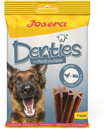 Josera Denties Zahnpflege-Snack für Hunde mit Geflügel und Blaubeeren getreidefrei 180g - 13 x 180 g – Bild 1 von 9