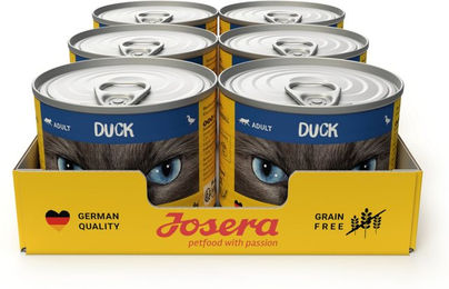 Josera Duck Nassfutter für Katzen mit Ente zur Unterstützung der Harnwege und Haut & Fell 1200g – Bild 1 von 2