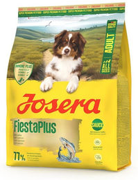 Josera FiestaPlus Hundetrockenfutter Adult Alle Größen Lachs und Geflügel Glutenfrei 900 g – Bild 1 von 4