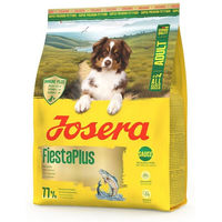 Produktbild von Josera FiestaPlus Hundetrockenfutter Adult Alle Größen Lachs und Geflügel Glutenfrei 900 g