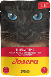 Produktbild von Josera Filet Huhn mit Rind Katzen-Nassfutter 16x70g