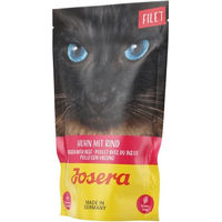 Produktbild von Josera Filet Huhn mit Rind Katzenfutter Adult Getreidefrei 16 x 70 g - 16 x 70 g