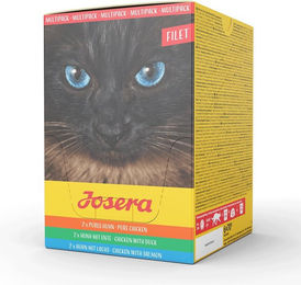 Produktbild von Josera Filet Katzenfutter Fisch in Sauce Multipack 8x 6x 70g