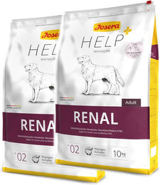 Josera Help Renal Hund Diätfutter für adulte Hunde bei chronischer Niereninsuffizienz 2 x 10 kg – Bild 1 von 2