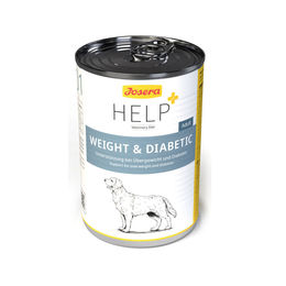 Produktbild von Josera Help Weight & Diabetic Hund Nassfutter Diätfutter zur Gewichtskontrolle und Unterstützung bei Diabetes Adult 6 x 400 g - 6 x 400 g