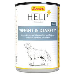 Josera Help Weight & Diabetic Hund Nassfutter Paté zur Gewichtskontrolle und bei Diabetes 6 x 400 g - 6 x 400 g – Bild 1 von 3