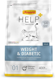Josera Help Weight & Diabetic Trockenfutter für Katzen zur Gewichtskontrolle und bei Diabetes 400g - 400 g – Bild 1 von 1