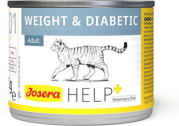 Produktbild von Josera Help Weight und Diabetic Nassfutter für Katzen zur Gewichtskontrolle und Diabetes-Unterstützung 6x200g