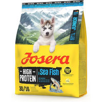 Produktbild von Josera High Protein Junior Hundefutter mit Lachs und Fisch getreidefrei für Welpen