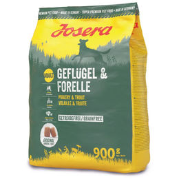 Produktbild von Josera Hund Trockenfutter Geflügel und Forelle 900g - 5 x 900 g