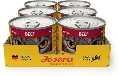Josera Hundefutter Adult Rind und Lachs Stückchen in Sauce getreidefrei 1200g Dose – Bild 1 von 2