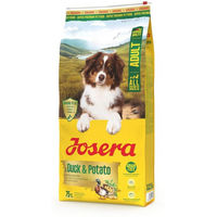 Produktbild von Josera Hundetrockenfutter Adult Duck & Potato Getreidefrei für alle Größen 12,5 kg - 2 x 12,5 kg
