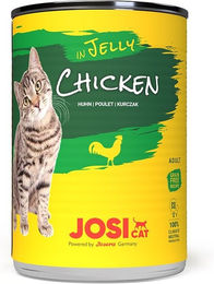 Josera JosiCat Katzen Nassfutter Huhn in Gelee Getreidefrei Adult 12 x 400 g - 12 x 400 g – Bild 1 von 8