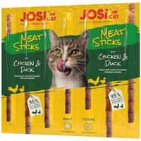 Produktbild von Josera JosiCat Meat Sticks Kausnack für Katzen mit Huhn und Ente 20 x 35 g - 20 x 35 g