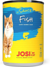 Josera JosiCat Nassfutter Stückchen in Sauce Fisch für adulte Katzen 12 x 415 g - 12 x 415 g – Bild 1 von 8