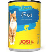 Produktbild von Josera JosiCat Nassfutter Stückchen in Sauce Fisch für adulte Katzen 12 x 415 g - 12 x 415 g