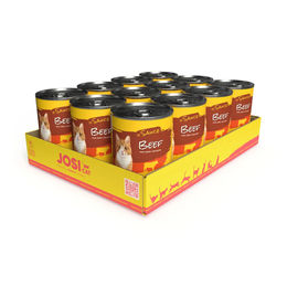 Josera JosiCat Nassfutter Stückchen in Sauce Rind für adulte Katzen 12 x 415 g ohne Zucker - 12 x 415 g – Bild 1 von 8