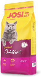 Produktbild von Josera JosiCat Sterilised Classic Trockenfutter für erwachsene Katzen mit Geflügel und Lachs zur Gewichtskontrolle 10 kg - 10 kg