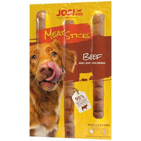 Produktbild von Josera JosiDog Meat Sticks Rind Belohnungssnack für Hunde getreidefrei mit hohem Fleischanteil 33g - 20 x 33 g