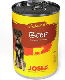 Josera JosiDog Nassfutter Rind Stückchen in Sauce für erwachsene Hunde 12 x 415 g - 12 x 415 g – Bild 1 von 8