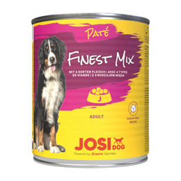 Josera JosiDog Paté Finest Mix Hundefutter Nass Adult Wild Huhn Rind Schwein 6 x 800 g - 6 x 800 g – Bild 1 von 4