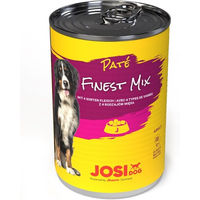 Produktbild von Josera JosiDog Paté Finest Mix Pastete mit Huhn Rind und Schwein für ausgewachsene Hunde 12 x 400 g - 12 x 400 g