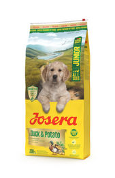 Josera Junior Hundetrockenfutter Ente und Kartoffel getreidefrei Monoprotein 12,5 kg – Bild 1 von 6