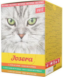 Josera Katze Multipack Paté Adult Getreidefrei 6 x 85 g Huhn Ente Pute - 6 x 85 g – Bild 1 von 4