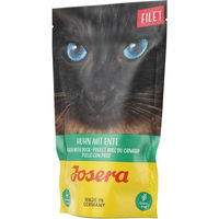 Produktbild von Josera Katzen Nassfutter Filet Huhn mit Ente getreidefrei Adult 16 x 70 g - 16 x 70 g