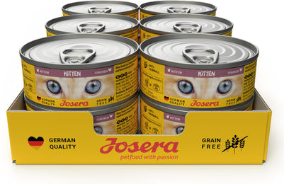 Josera Katzen Nassfutter Kitten Huhn und Pute Getreidefrei 12 x 85 g - 12 x 85 g – Bild 1 von 4