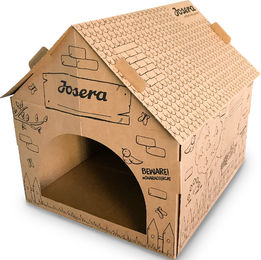 Produktbild von Josera Katzenhöhle aus Pappe in Gelb und Braun