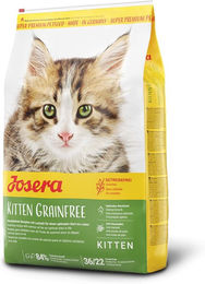 Produktbild von Josera Kitten Getreidefreies Trockenfutter mit Geflügel und Lachs 2x10kg - 2 x 10 kg