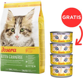 Produktbild von Josera Kitten GrainFree Getreidefreies Katzenfutter für Kitten mit Geflügel und Fisch 10 kg