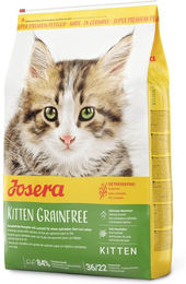 Josera Kitten Grainfree Getreidefreies Katzenfutter Geflügel für Kätzchen mit Anti-Haarball und zur Unterstützung der Verdauung 1kg – Bild 1 von 2