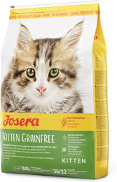Josera Kitten Grainfree Trockenfutter für Katzen mit Geflügel getreidefrei 10 kg - 10 kg – Bild 1 von 8