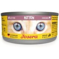 Produktbild von Josera Kitten Huhn und Lachs Getreidefrei Stückchen in Sauce 12x85 g