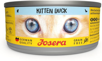 Josera Kitten Nassfutter Ente Filets getreidefrei 12 x 85 g - 12 x 85 g – Bild 1 von 5