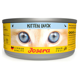 Josera Kitten Nassfutter Ente getreidefrei 12 x 85 g - 12 x 85 g – Bild 1 von 5