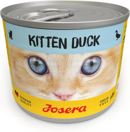 Josera Kitten Nassfutter Ente Huhn Stückchen in Sauce getreidefrei 6 x 200 g - 6 x 200 g – Bild 1 von 6