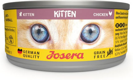 Produktbild von Josera Kitten Nassfutter Huhn und Lachs getreidefrei 12x85g