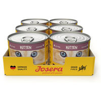 Produktbild von Josera Kitten Nassfutter Huhn und Lachs Stückchen in Sauce Getreidefrei 1200g