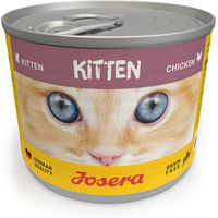 Produktbild von Josera Kitten Nassfutter Huhn und Truthahn getreidefrei 6 x 200g Dose