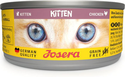 Josera Kitten Nassfutter Katze Huhn und Pute Getreidefrei 12 x 85 g - 12 x 85 g – Bild 1 von 4