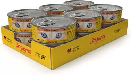 Josera Kitten Nassfutter Lachs und Huhn getreidefrei 12x85g - 12 x 85 g – Bild 1 von 4