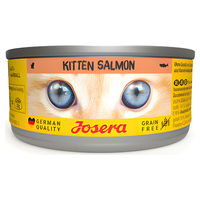 Produktbild von Josera Kitten Nassfutter Lachs und Huhn Stückchen in Sauce getreidefrei 12 x 85 g - 12 x 85 g