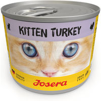 Produktbild von Josera Kitten Nassfutter Truthahn und Huhn Stückchen in Sauce getreidefrei 6 x 200g