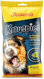 Produktbild von Josera Knuspies Hundesnack mit Ente und Geflügel ohne Zucker für alle Größen