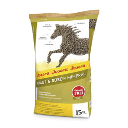 Josera Kraut & Rüben Mineral Pferdefutter getreidefrei 15 kg - 15 kg – Bild 1 von 11
