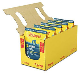 Produktbild von Josera Light Geflügel Hundefutter zur Gewichtskontrolle 5x900g - 5 x 900 g