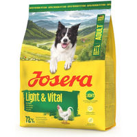 Produktbild von Josera Light & Vital Hundetrockenfutter mit Huhn für erwachsene Hunde zur Gewichtsreduktion und Unterstützung von Herz und Verdauung